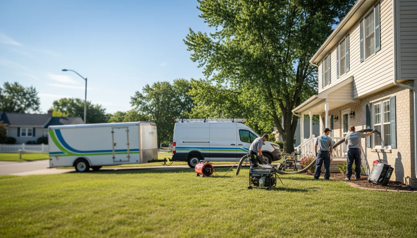 Flooded Basement Restoration And Cleanup With Repair in Stout, IA near me